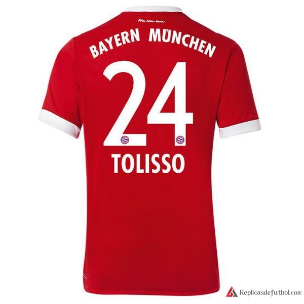 Camiseta Bayern Munich Primera equipación Tolisso 2017-2018